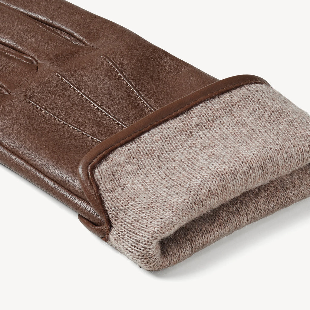 Women's Cashmere Lined Leather Gloves