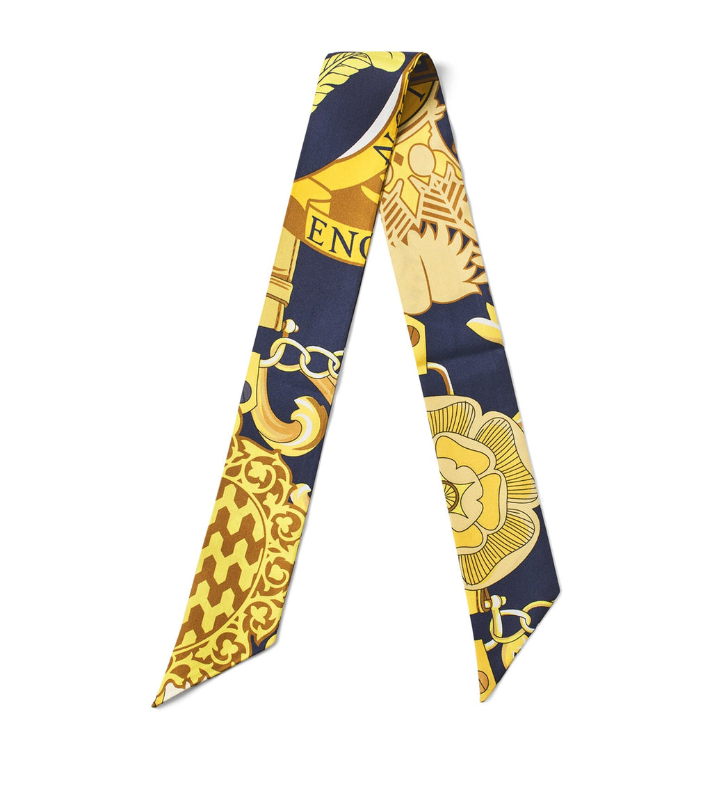 Silk Shield Skinny Scarf