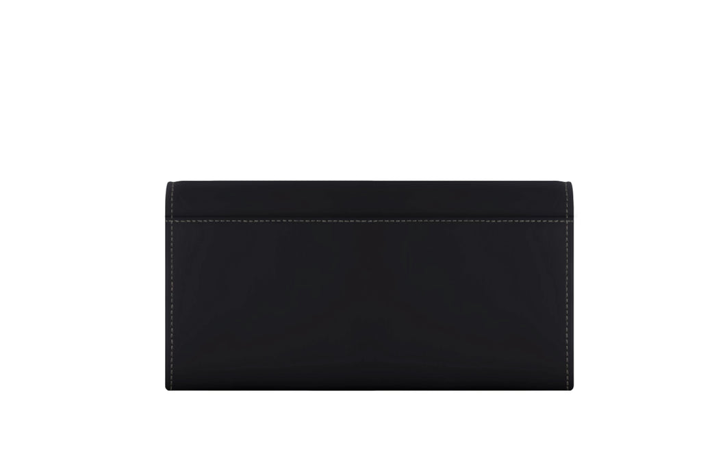 Women Smooth Leather Wallet - Black