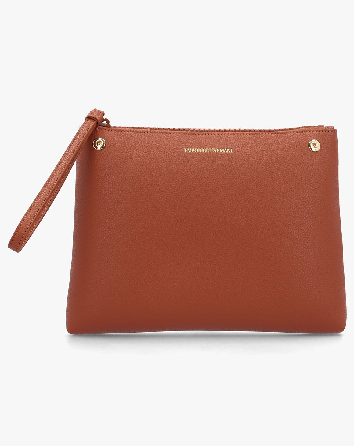 Emporio Armani Tan Pebbled Shopper With Pouch - Additional view